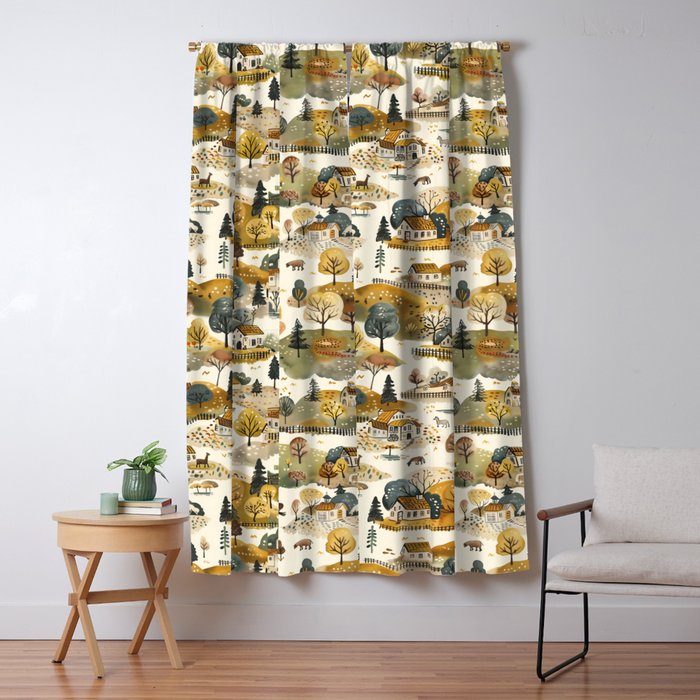 Cozy Heirloom Countryside Charm Window Curtain Gallery Image 1