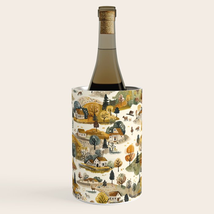Cozy Heirloom Countryside Charm Wine Chiller Gallery Image 1