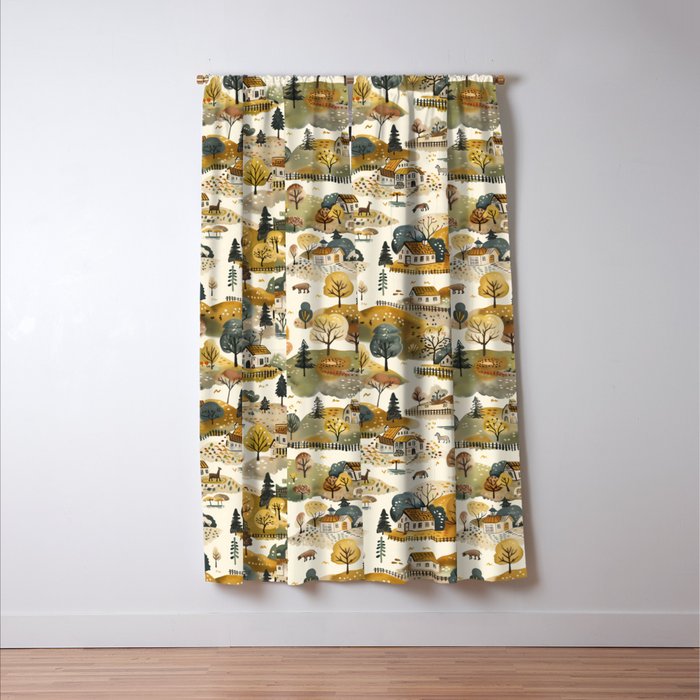 Cozy Heirloom Countryside Charm Window Curtain Gallery Image 3