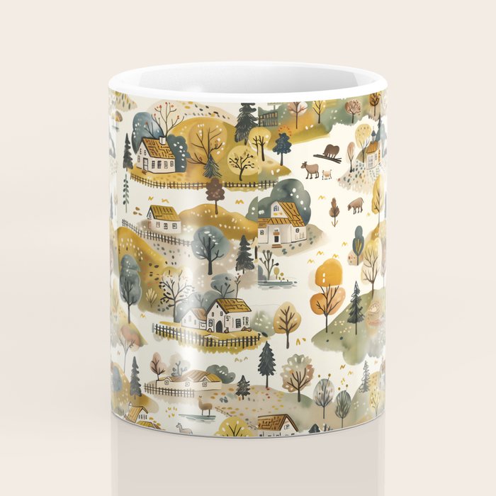 Cozy Heirloom Countryside Charm Coffee Mug Gallery Image 4