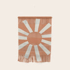 Sun Line Minimalist - Orange Wall Hanging Gallery Image 1