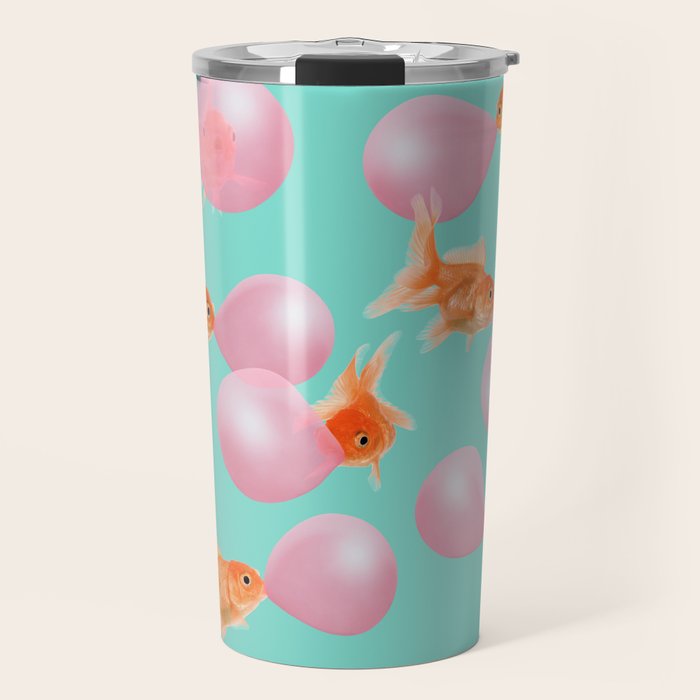 BUBBLEGUM GOLDFISH Travel Mug Gallery Image 1