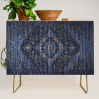 Dark Vintage Traditional Oriental Rug Credenza Gallery Image 1