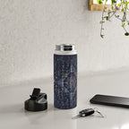 Dark Vintage Traditional Oriental Rug Water Bottle Gallery Image 4