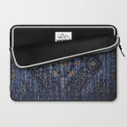 Dark Vintage Traditional Oriental Rug Laptop Sleeve Gallery Image 2