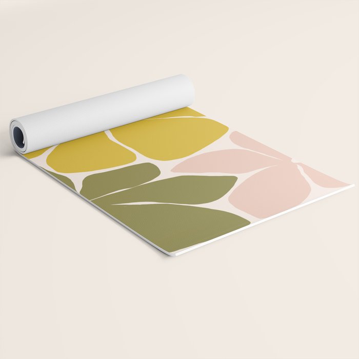 Carefree Blooms Yoga Mat Gallery Image 2