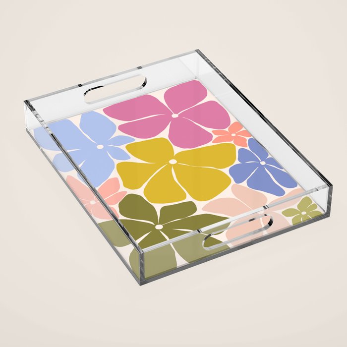 Carefree Blooms Acrylic Tray Gallery Image 1