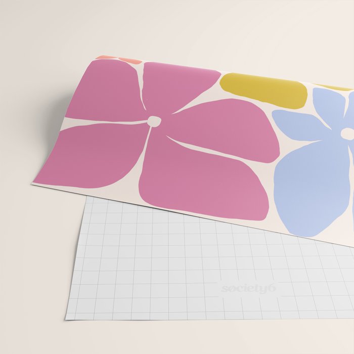 Carefree Blooms Wrapping Paper Gallery Image 2