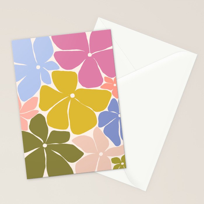 Carefree Blooms Stationery Card Gallery Image 2
