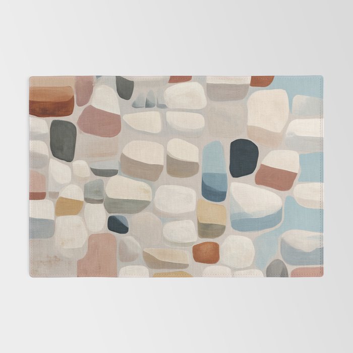 Soft Organic Stone Forms Rug Gallery Image 2