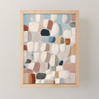 Soft Organic Stone Forms Mini Art Print Gallery Image 1