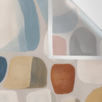 Soft Organic Stone Forms Wall Tapestry Gallery Image 3