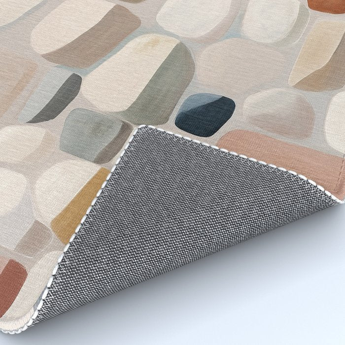 Soft Organic Stone Forms Rug Gallery Image 4