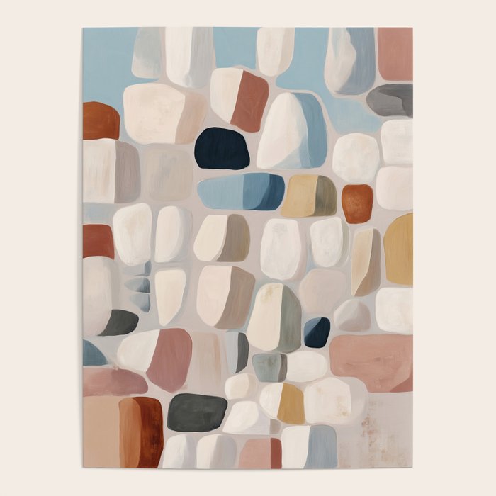 Soft Organic Stone Forms Poster Gallery Image 4