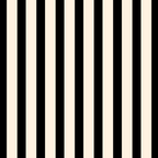 Fine Stripes Vertical Minimalist Pattern in Black and Almond Cream Coffee Mug Gallery Image 2
