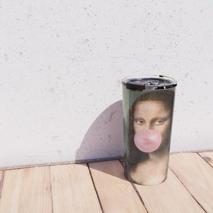 Mona Lisa Bubble Gum Travel Mug Gallery Image 4