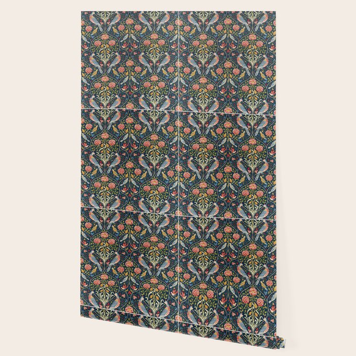 Seasons By May Iris William Morris 1895 Wallpaper Gallery Image 2