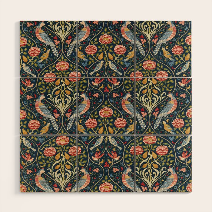 Seasons By May Iris William Morris 1895 Wood Wall Art Gallery Image 1