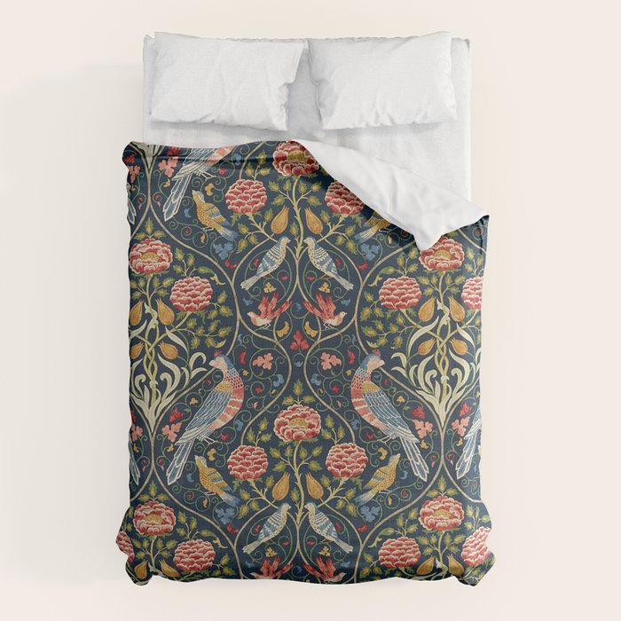 Seasons By May Iris William Morris 1895 Duvet Cover Gallery Image 6