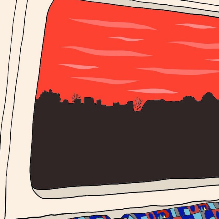View from London Train Line Coffee Mug Gallery Image 2