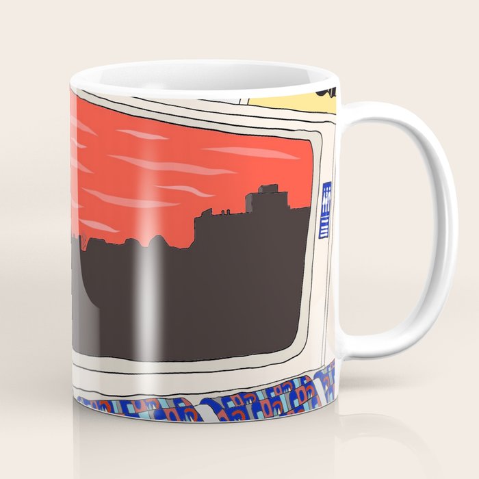 View from London Train Line Coffee Mug Gallery Image 1