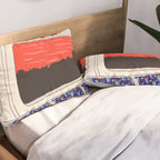 View from London Train Line Pillow Sham Gallery Image 2