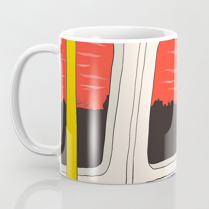 View from London Train Line Coffee Mug Gallery Image 3