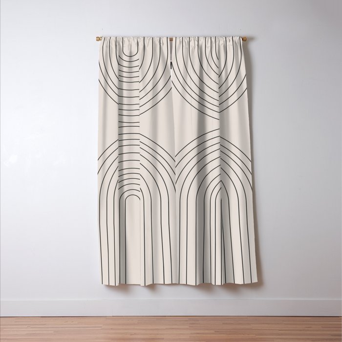 Arch Art Window Curtain Gallery Image 3