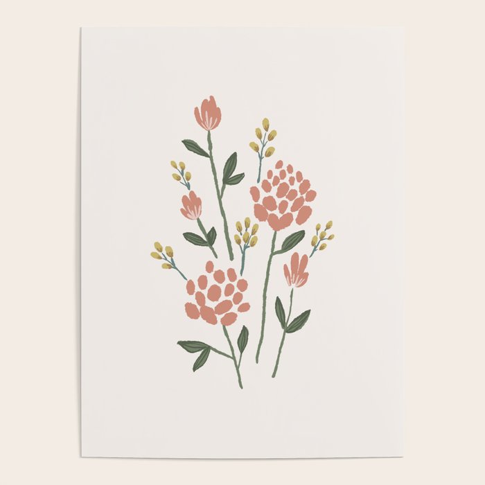 Wildflowers - Blush Poster Gallery Image 4