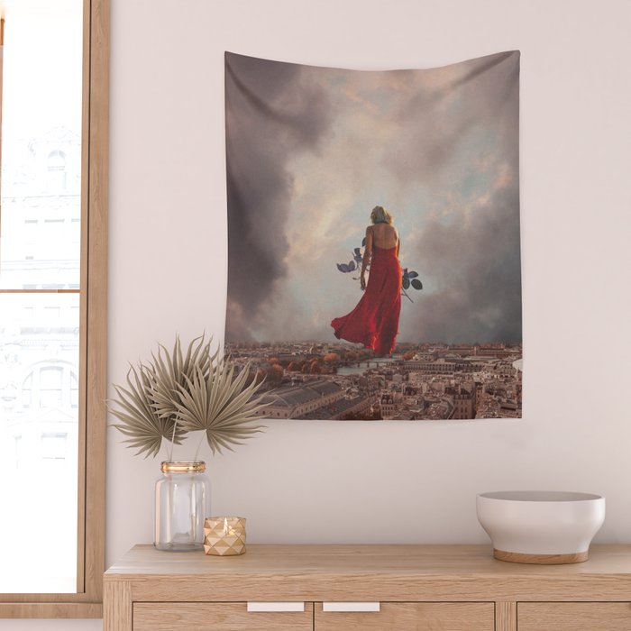 Carrying my Cities wherever I go Wall Tapestry Gallery Image 2