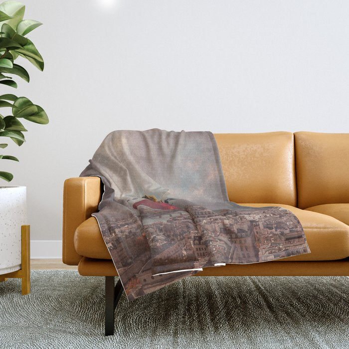 Carrying my Cities wherever I go Throw Blanket Gallery Image 1