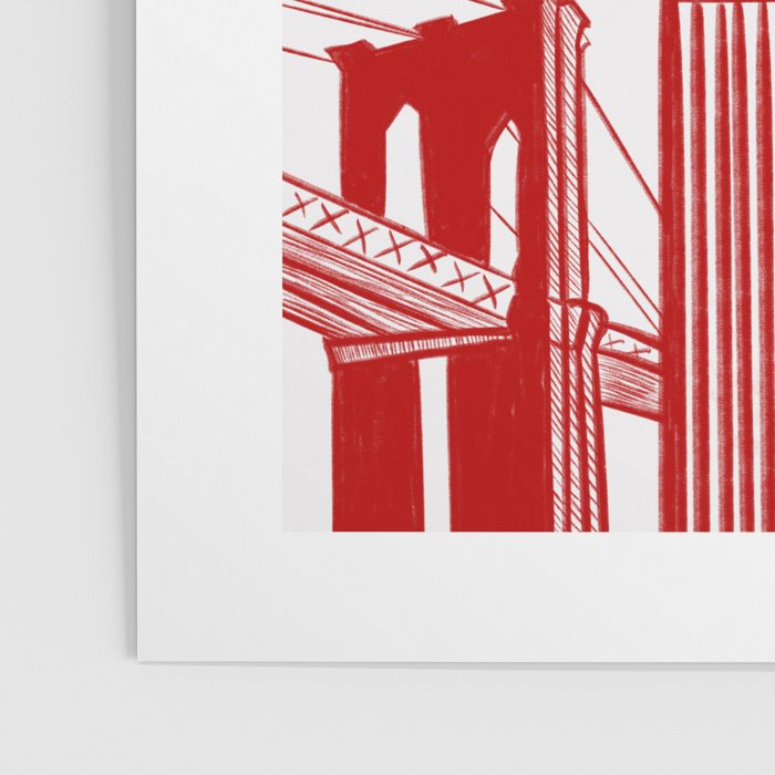 New York Loves You - Red and White NYC Poster Gallery Image 3