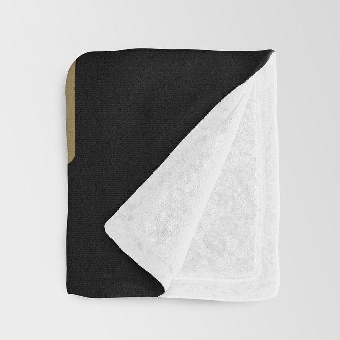 The New Moon - Dark Background Throw Blanket Gallery Image 3