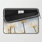 White Tulips In Spring In Holland Photo | Dutch Flowers Art Print |  Europe Travel Photography Laptop Sleeve Gallery Image 2