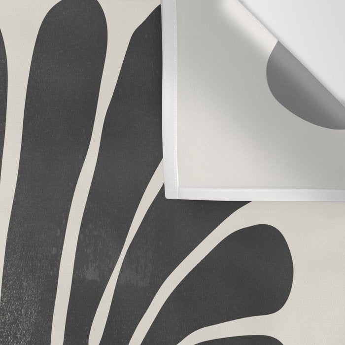 Sea Leaf: Noir Wall Tapestry Gallery Image 3