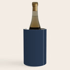 Denim Blue Solid Color Wine Chiller Gallery Image 1