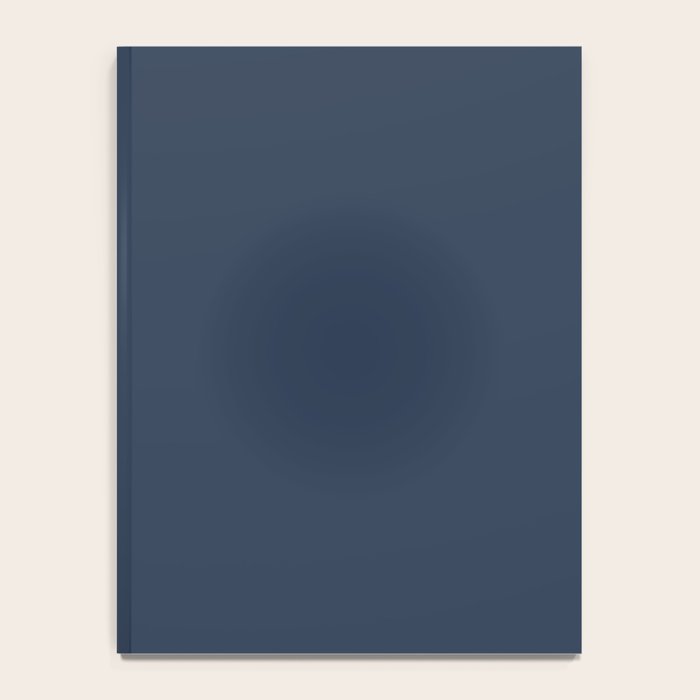 Denim Blue Solid Color Notebook Gallery Image 4