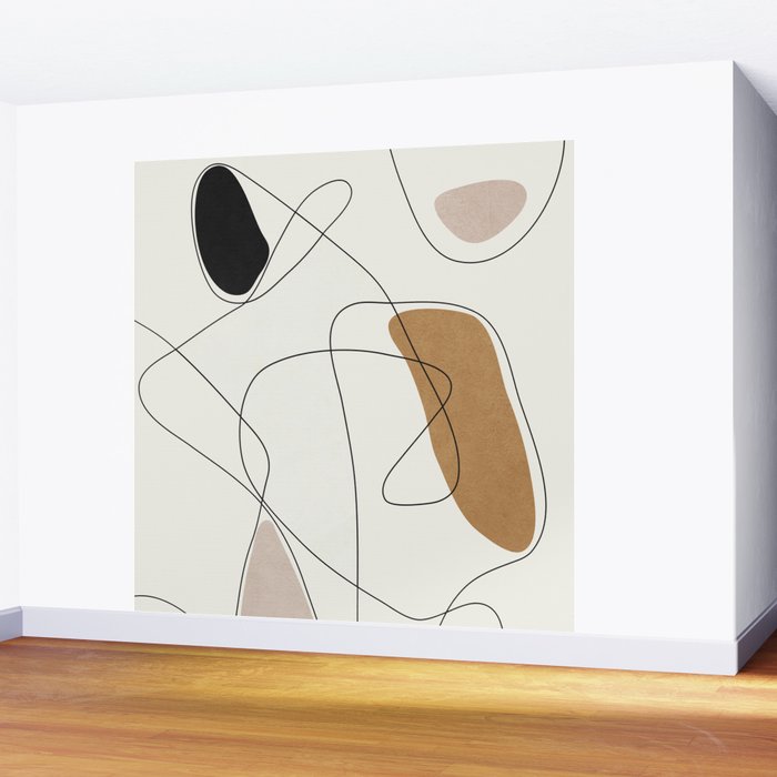 Thin Flow II Wall Mural Gallery Image 2