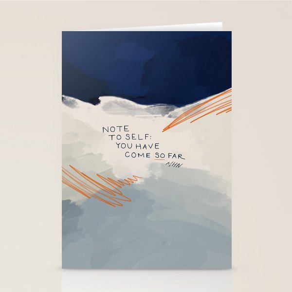 You Have Come So Far, Quote Stationery Card Gallery Image 2