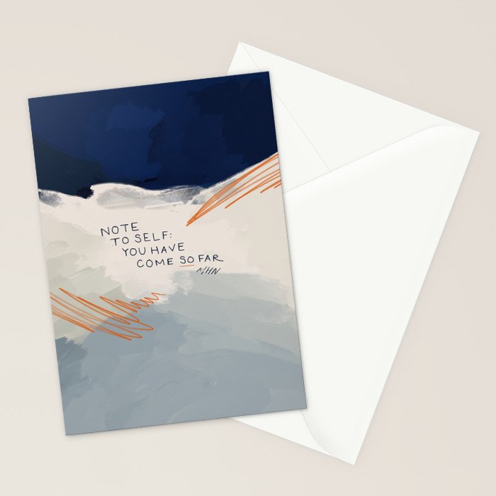 You Have Come So Far, Quote Stationery Card Gallery Image 2