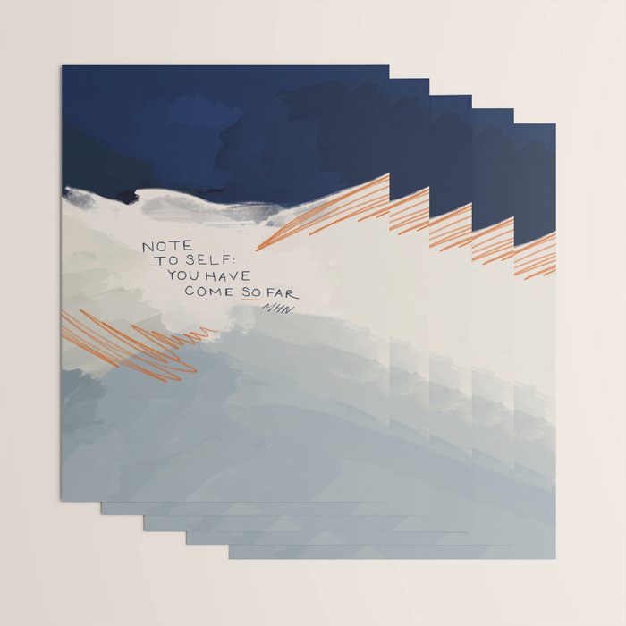 You Have Come So Far, Quote Wrapping Paper Gallery Image 3