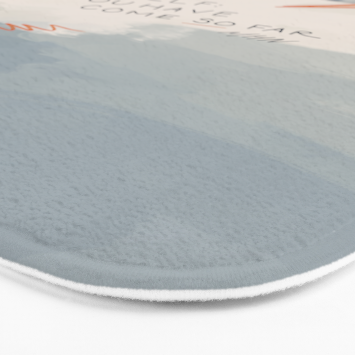 You Have Come So Far, Quote Bath Mat Gallery Image 3