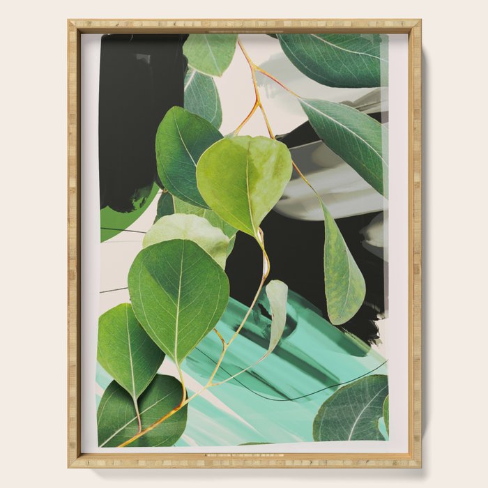 Abstract Botanical 4 Serving Tray Gallery Image 1