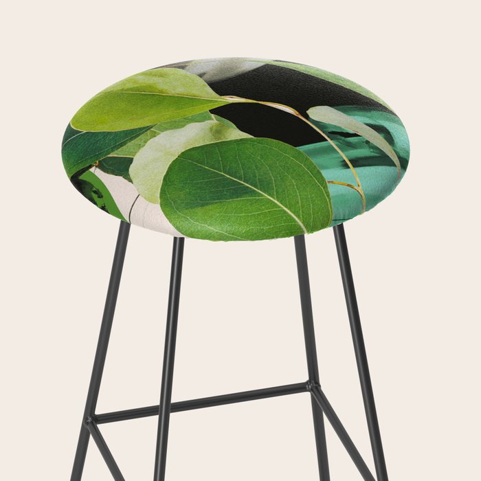 Abstract Botanical 4 Stool Gallery Image 2