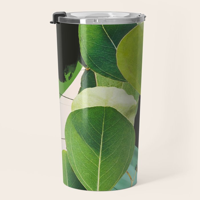 Abstract Botanical 4 Travel Mug Gallery Image 3