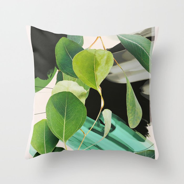 Abstract Botanical 4 Throw Pillow Gallery Image 6