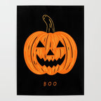 Happy Halloween funny pumpkin cartoon doodle Poster Gallery Image 4