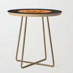 Happy Halloween funny pumpkin cartoon doodle Side Table Gallery Image 1