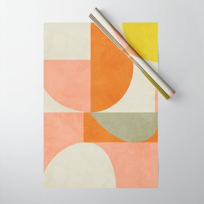 abstraction geometric 3 Wrapping Paper Gallery Image 1