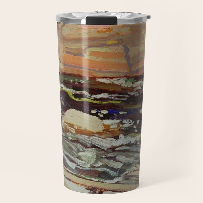 Tom Thomson Dark Waters spring 1916 Canadian Landscape Artist Travel Mug Gallery Image 1
